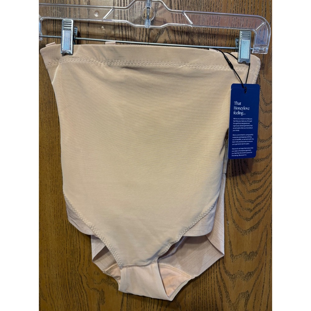 Honeylove SuperPower High Waisted Brief Shapewear Sand Nude  small NWT 488